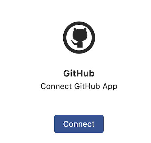 GitHub Connect Button